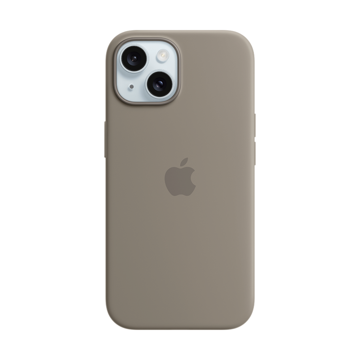 iPhone 15 Silicone Case with MagSafe - Clay,Model A3123