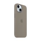 iPhone 15 Silicone Case with MagSafe - Clay,Model A3123