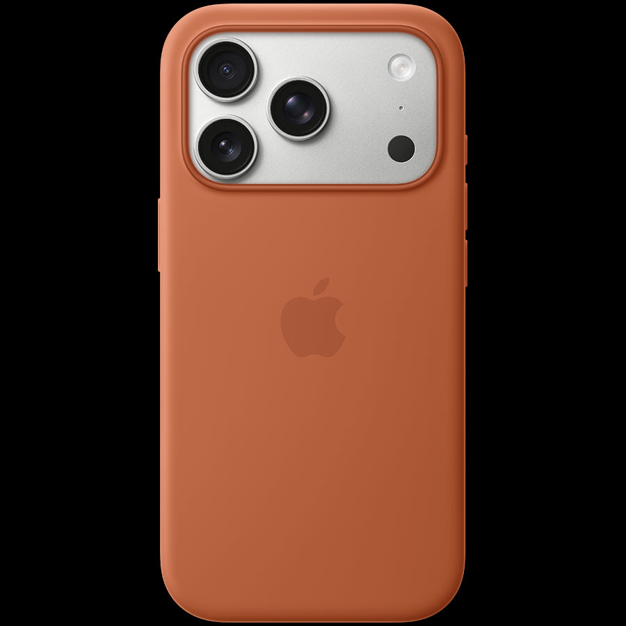 iPhone 17 Pro Silicone Case with MagSafe - Terra Cotta,Model A3559