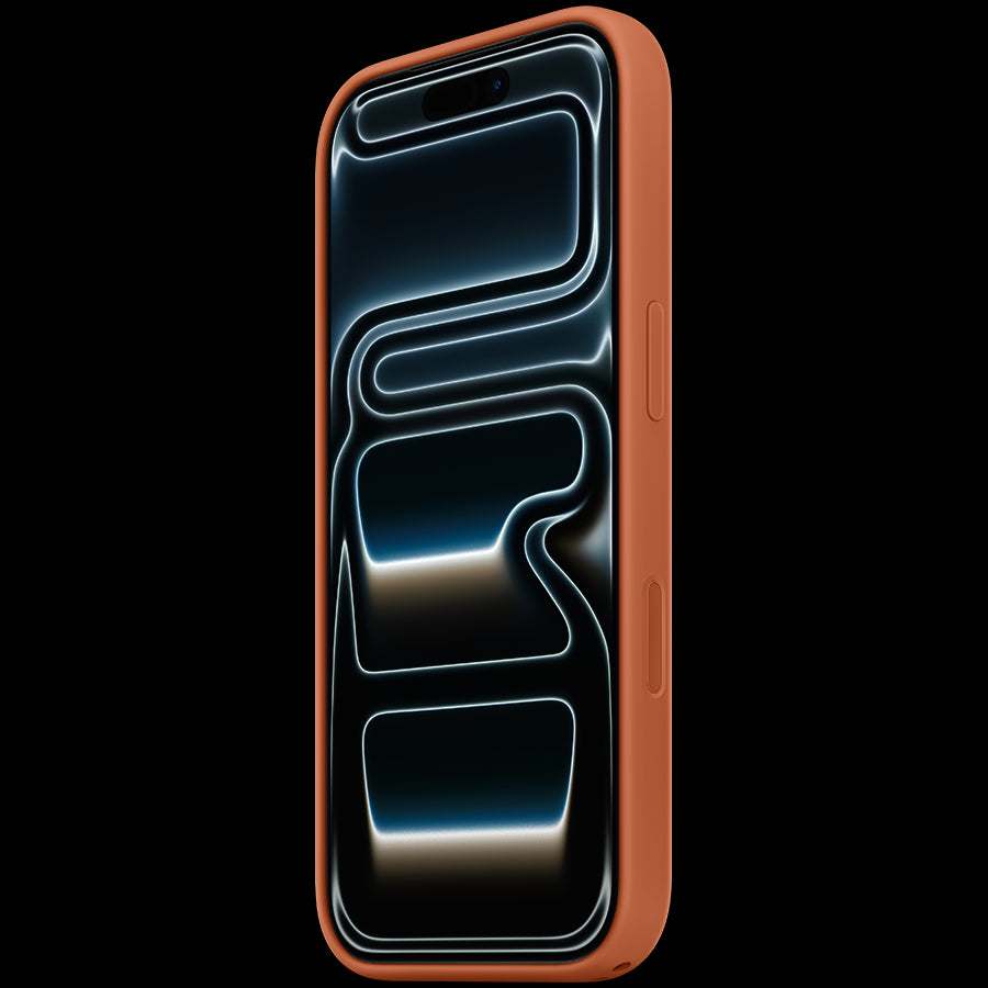 iPhone 17 Pro Silicone Case with MagSafe - Terra Cotta,Model A3559