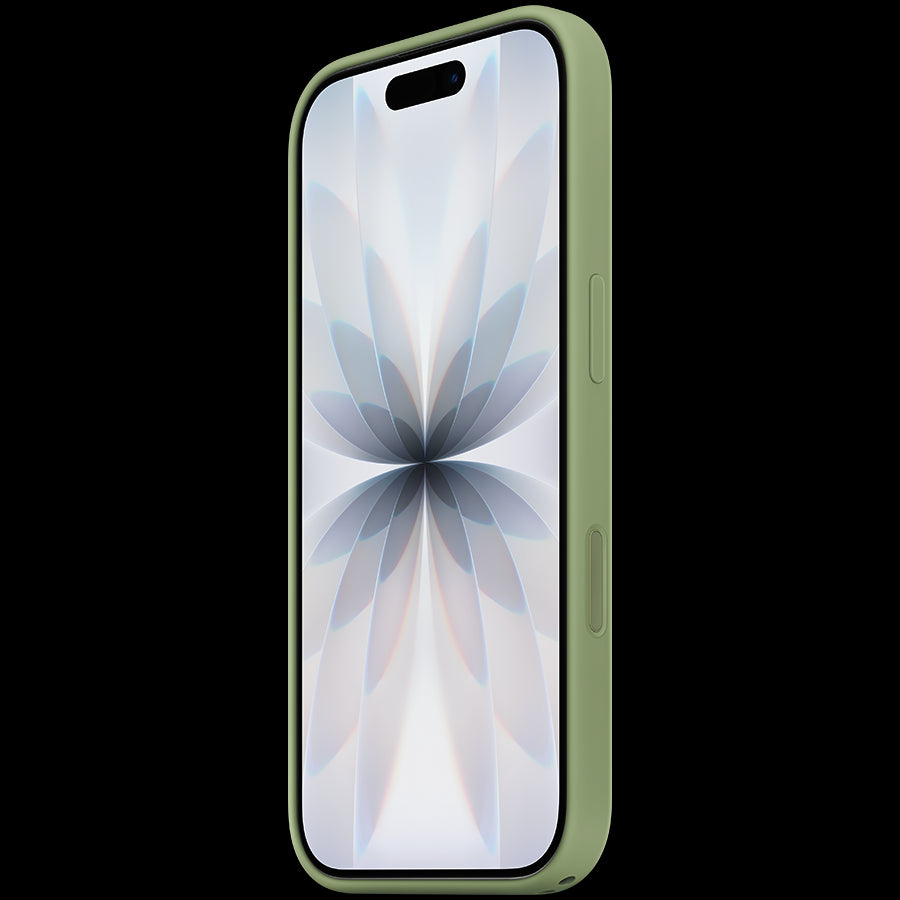 iPhone 17 Silicone Case with MagSafe - Light Moss,Model A3558