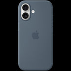 iPhone 17 Silicone Case with MagSafe - Anchor Blue,Model A3558