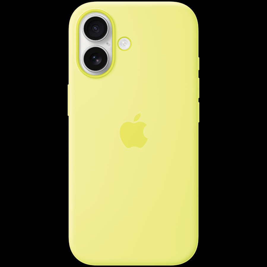 iPhone 17 Silicone Case with MagSafe - Neon Yellow,Model A3558