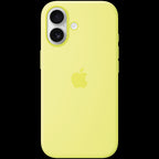iPhone 17 Silicone Case with MagSafe - Neon Yellow,Model A3558