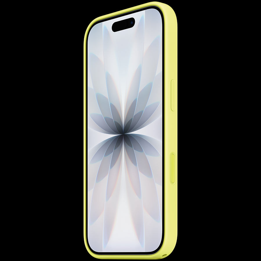 iPhone 17 Silicone Case with MagSafe - Neon Yellow,Model A3558