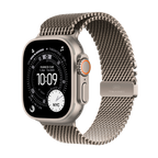 Apple Watch Ultra 3 GPS + Cellular 49mm Natural Titanium Case with Natural Titanium Milanese Loop - Large,Model A3281