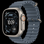 Apple Watch Ultra 3 GPS + Cellular 49mm Natural Titanium Case with Anchor Blue Ocean Band,Model A3281
