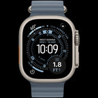 Apple Watch Ultra 3 GPS + Cellular 49mm Natural Titanium Case with Anchor Blue Ocean Band,Model A3281