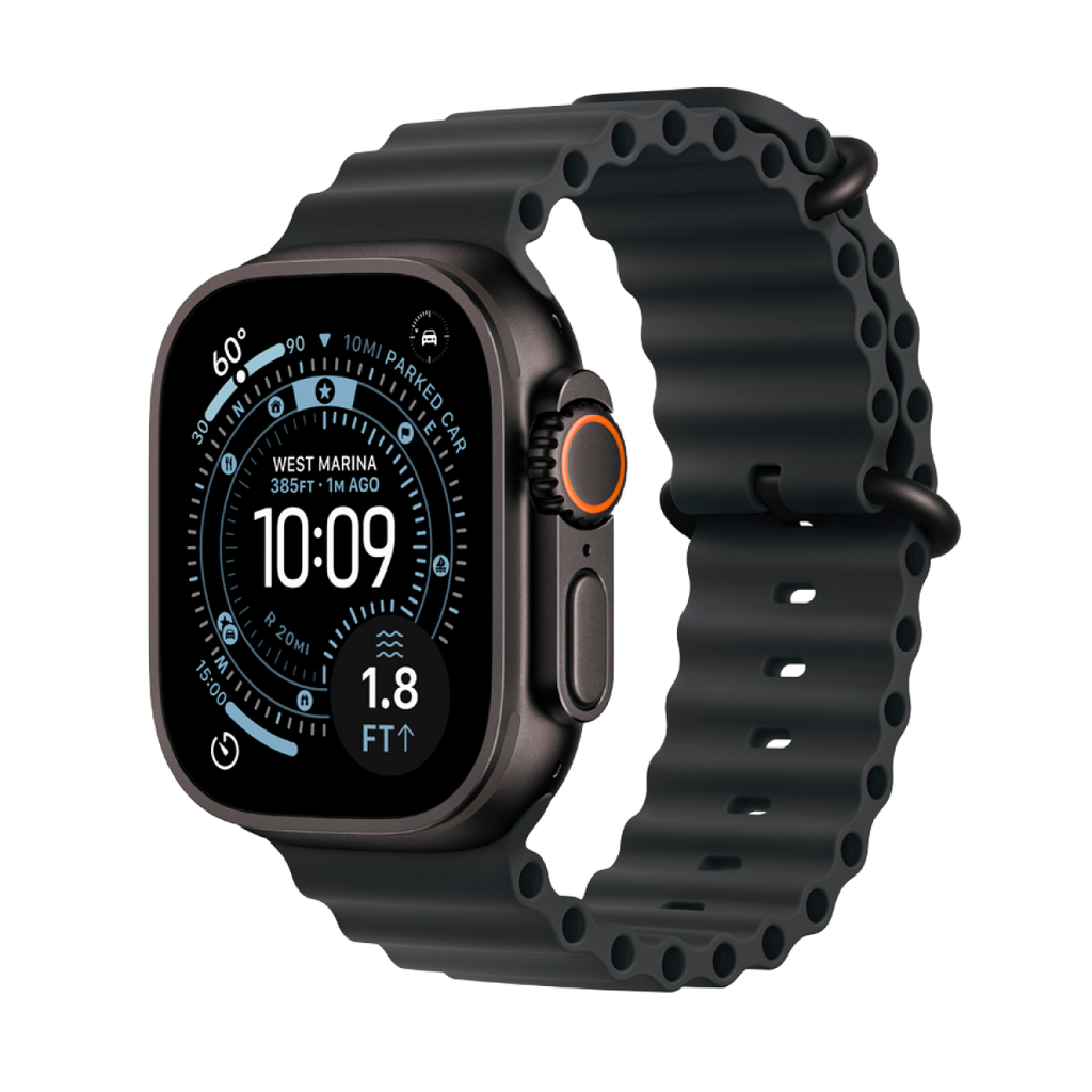 Apple Watch Ultra 3 GPS + Cellular 49mm Black Titanium Case with Black Ocean Band,Model A3281