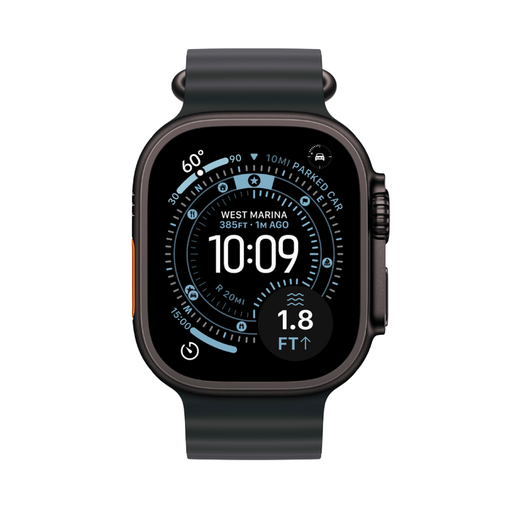 Apple Watch Ultra 3 GPS + Cellular 49mm Black Titanium Case with Black Ocean Band,Model A3281