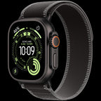Apple Watch Ultra 3 GPS + Cellular 49mm Black Titanium Case with Black/Charcoal Trail Loop - S/M,Model A3281
