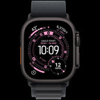 Apple Watch Ultra 3 GPS + Cellular 49mm Black Titanium Case with Black Alpine Loop - Small,Model A3281