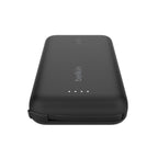 Belkin BoostCharge 10 000 mAh Power Bank with USB-C Integrated Cable & USB-C Port - Black