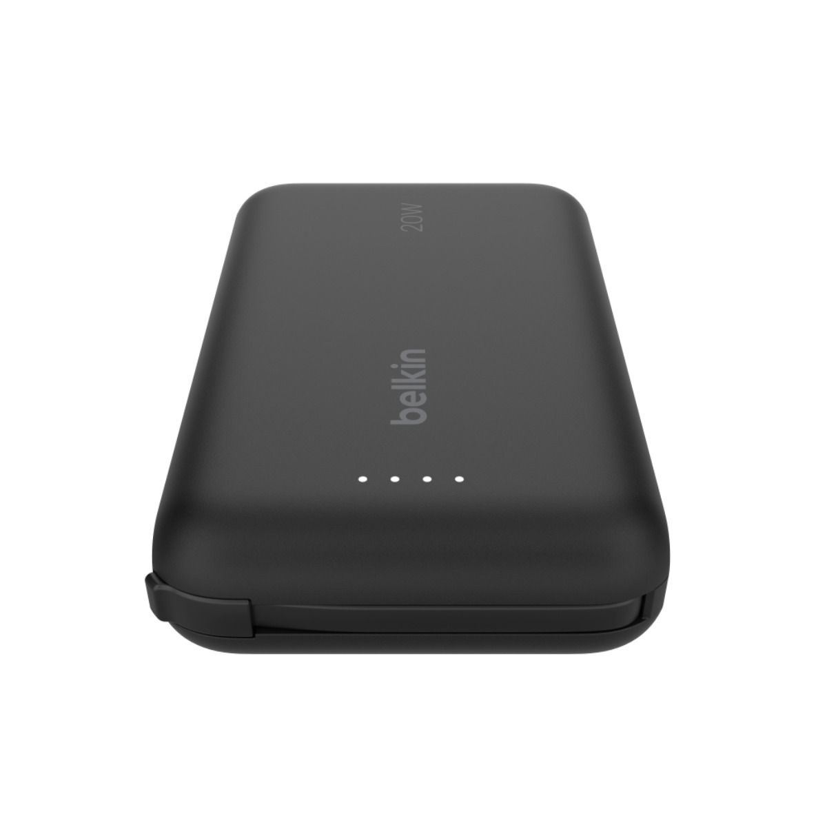 Belkin BoostCharge 10 000 mAh Power Bank with USB-C Integrated Cable & USB-C Port - Black
