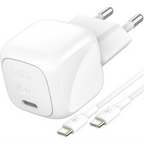Belkin - BoostCharge - Single 45 Watt USB-C Charger - Includes USB-C to USB-C Cable - White