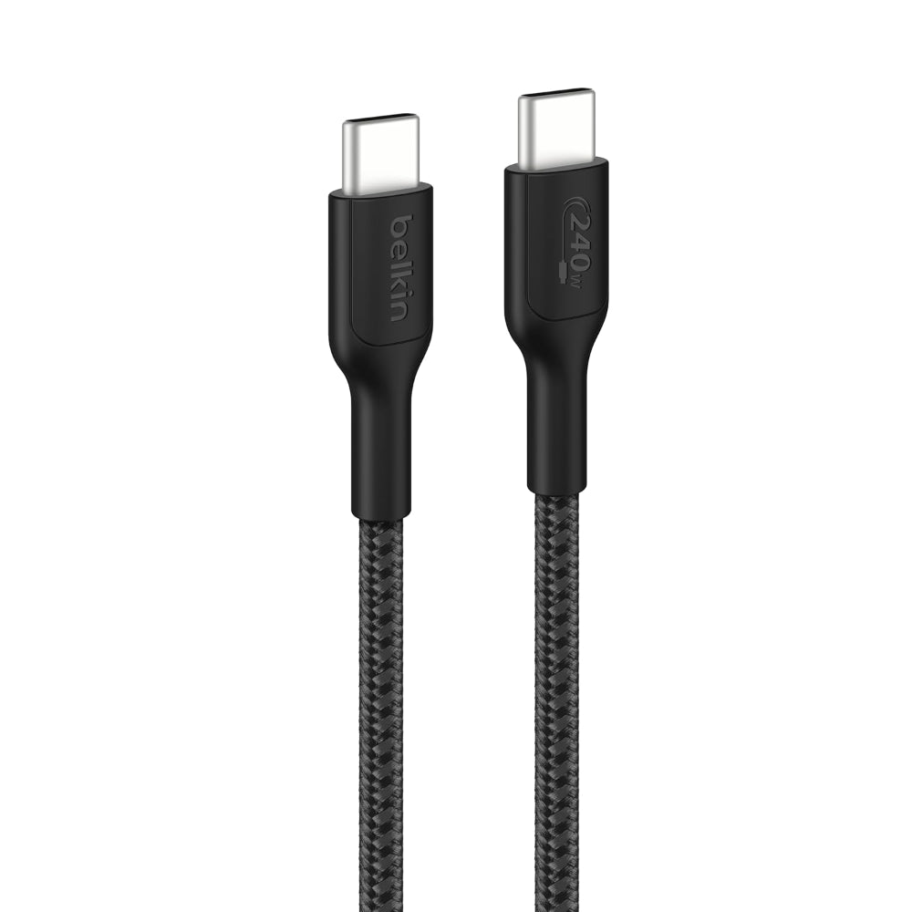 Belkin Eco Braided USB-C to USB-C Cable 240W - 2m - Black