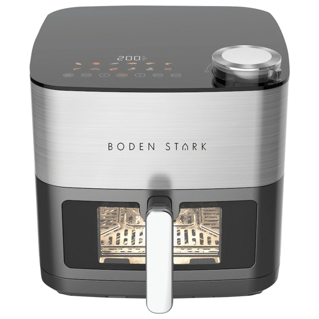Boden Stark 8l Dual Element Air Fryer with Steaming Function