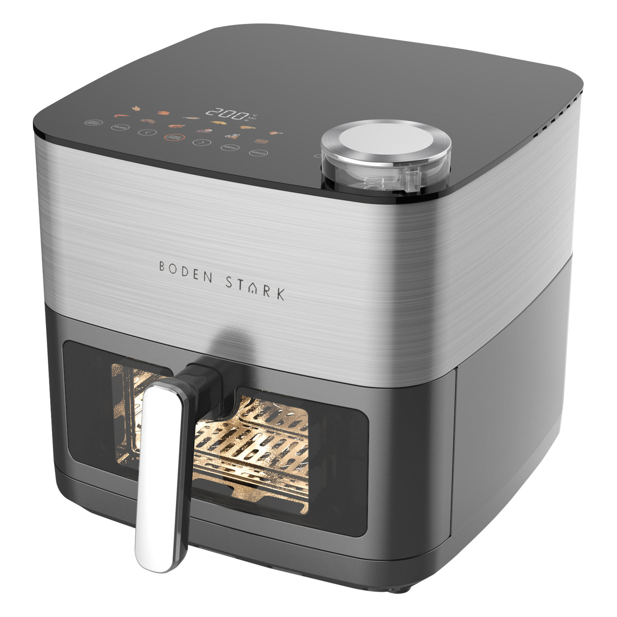 Boden Stark 8l Dual Element Air Fryer with Steaming Function