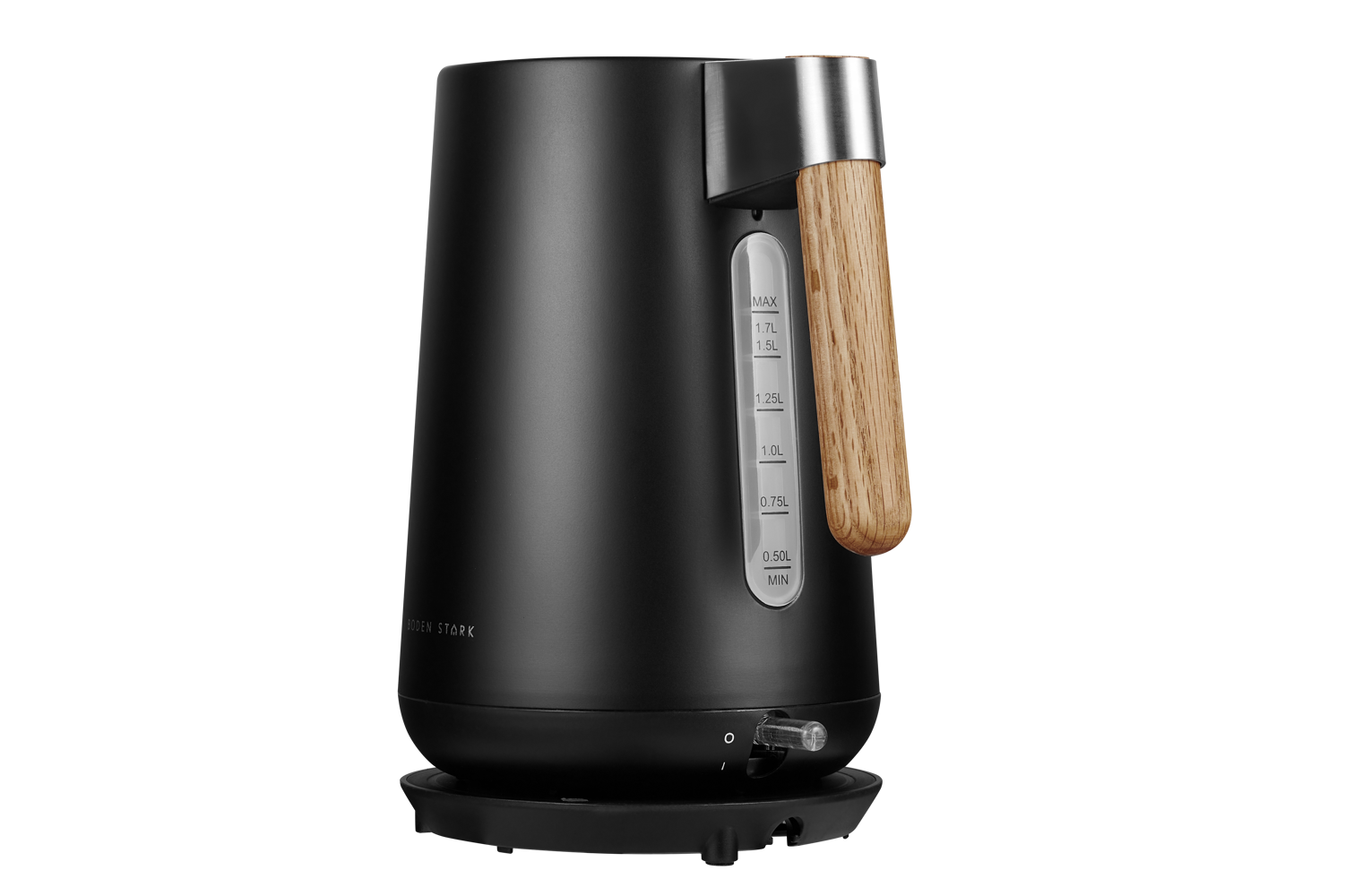 Boden Stark Anson Collection 1.7l 2000w Stainless Steel Kettle - Black