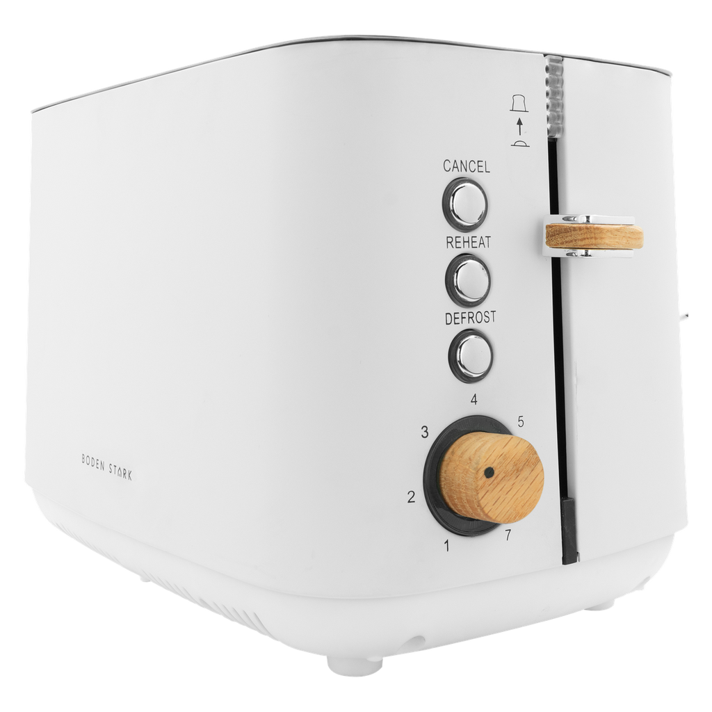Boden Stark Anson Collection 2 Slice SS Toaster - White