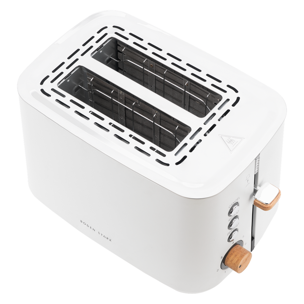 Boden Stark Anson Collection 2 Slice SS Toaster - White