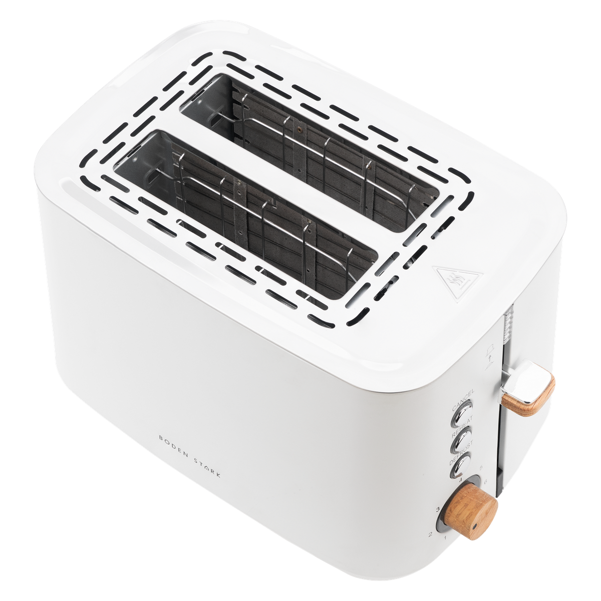 Boden Stark Anson Collection 2 Slice SS Toaster - White