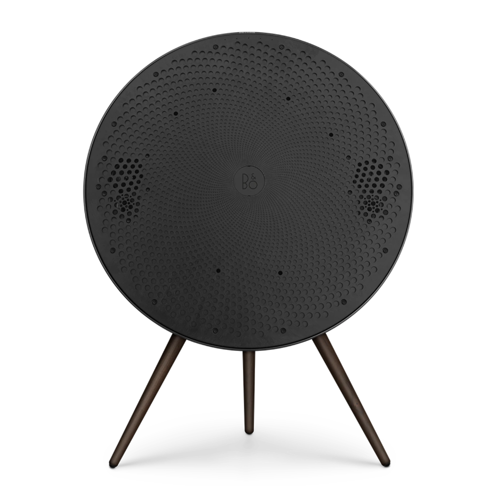 Beosound A9 5th Gen Speaker Black Anthracite (Back Black/Cover Black/Legs Dark Oak)