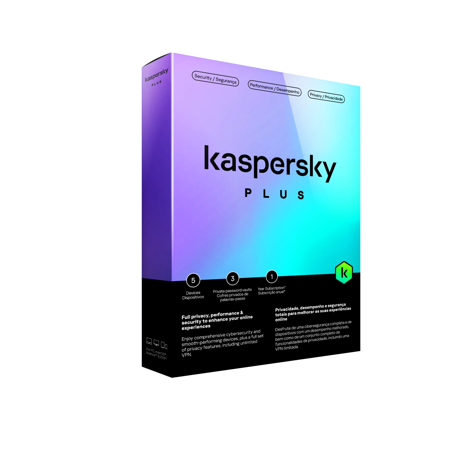 Kaspersky PLUS - For 5 Devices