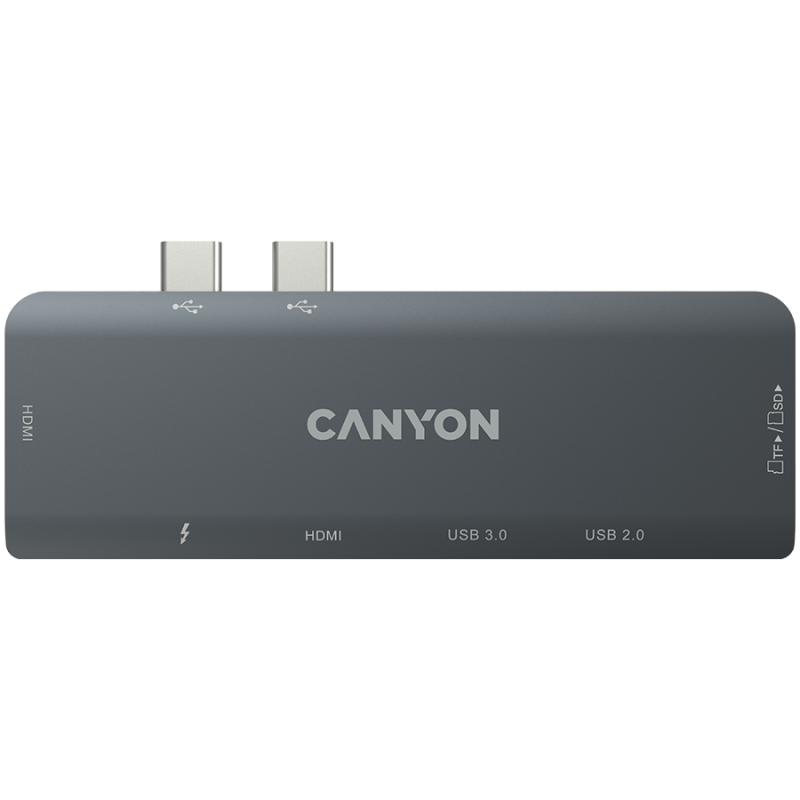 CANYON hub DS-5 7in1 Thunderbolt 3 Space Grey - Image 4