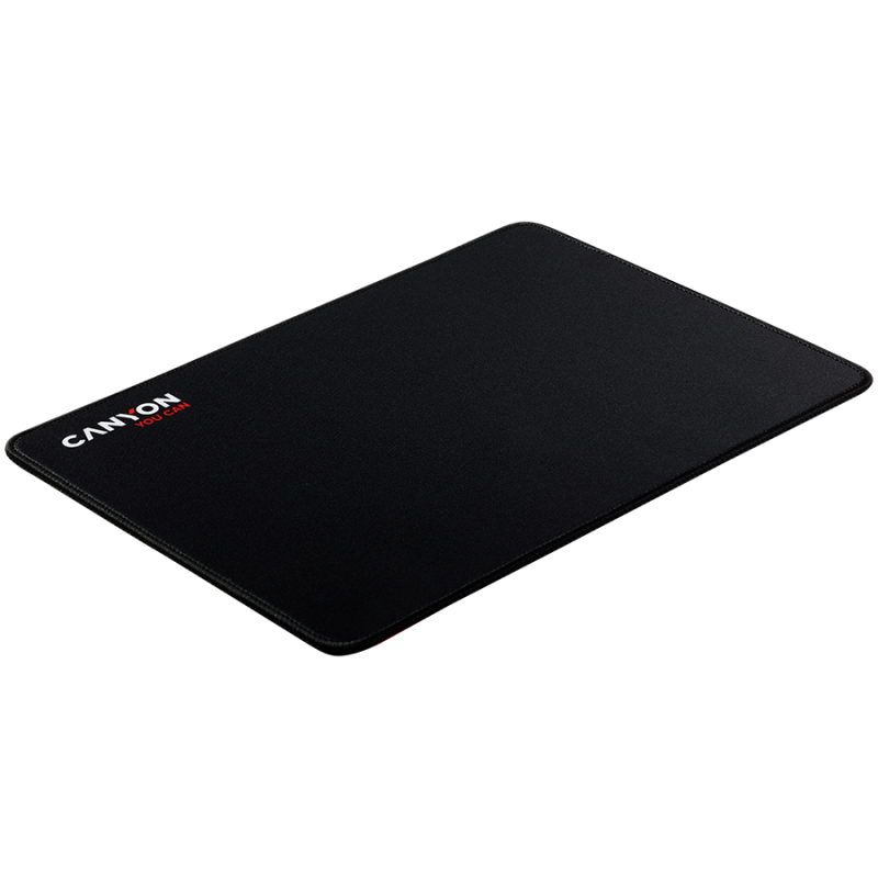 CANYON MP-4, Mouse pad,350X250X3MM,Multipandex,fully black with our logo (non gaming),blister cardboard - Image 2