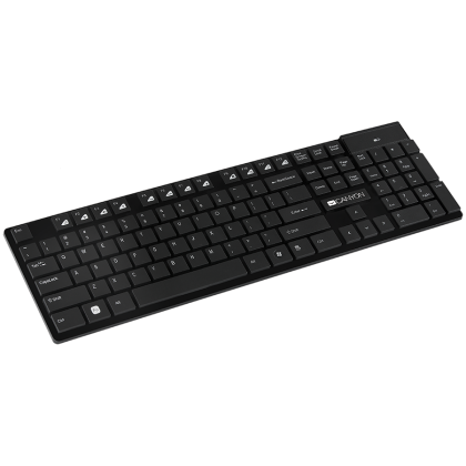 CANYON keyboard HKB-W2 EN Ultra Slim Multimedia Wireless Black