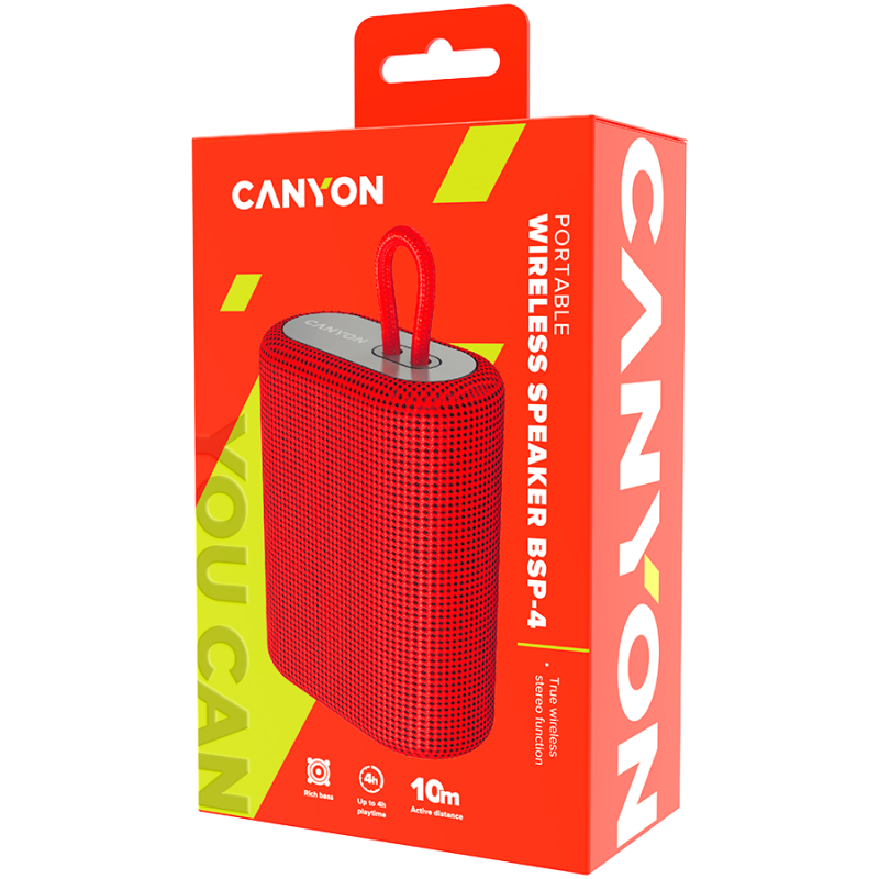 CANYON speaker BSP-4 5W Red - Image 4
