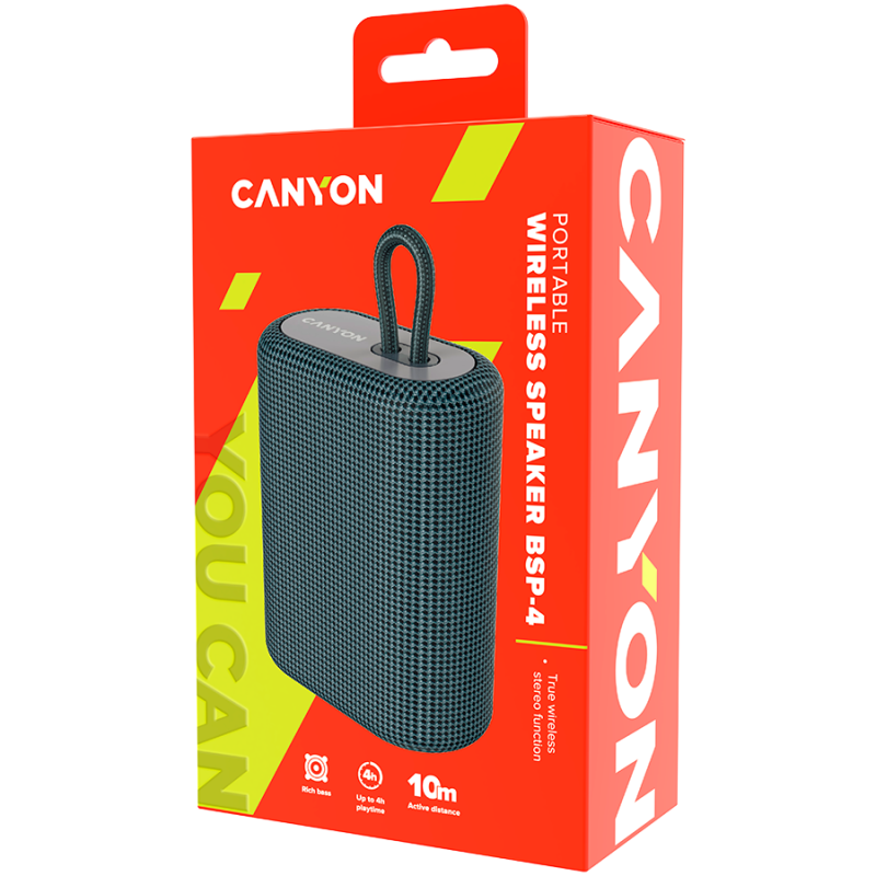 CANYON speaker BSP-4 5W Dark Grey - Image 4