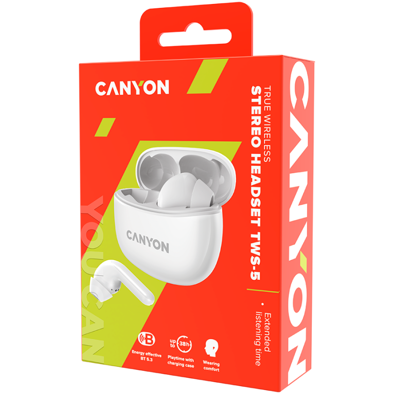 CANYON headset TWS-5 White - Image 5