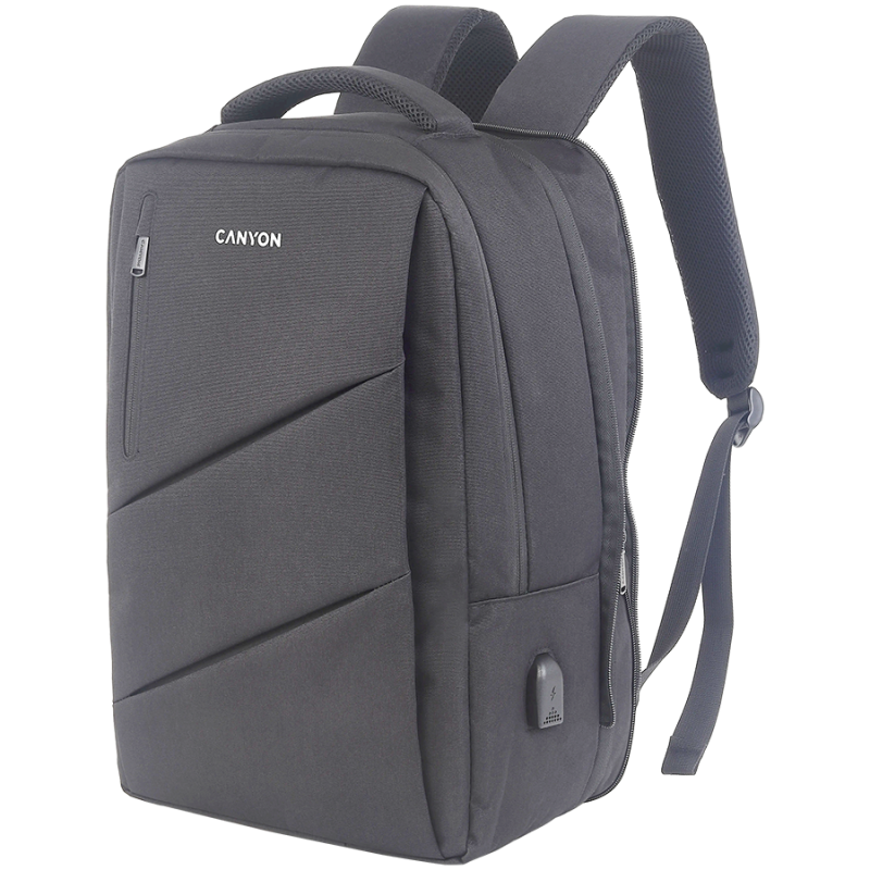 CANYON backpack BPE-5 Urban USB 15.6'' Grey - Image 2