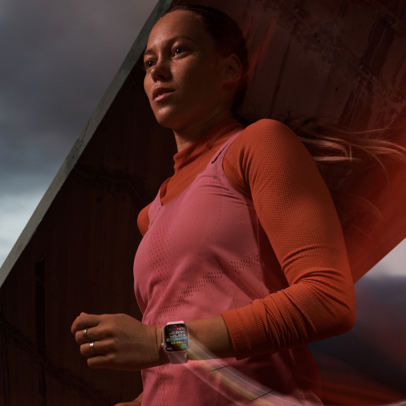 Apple Watch Series 9 GPS 41mm (PRODUCT)RED Aluminium Case with (PRODUCT)RED Sport Band - S/M,Model A2978 - Image 5