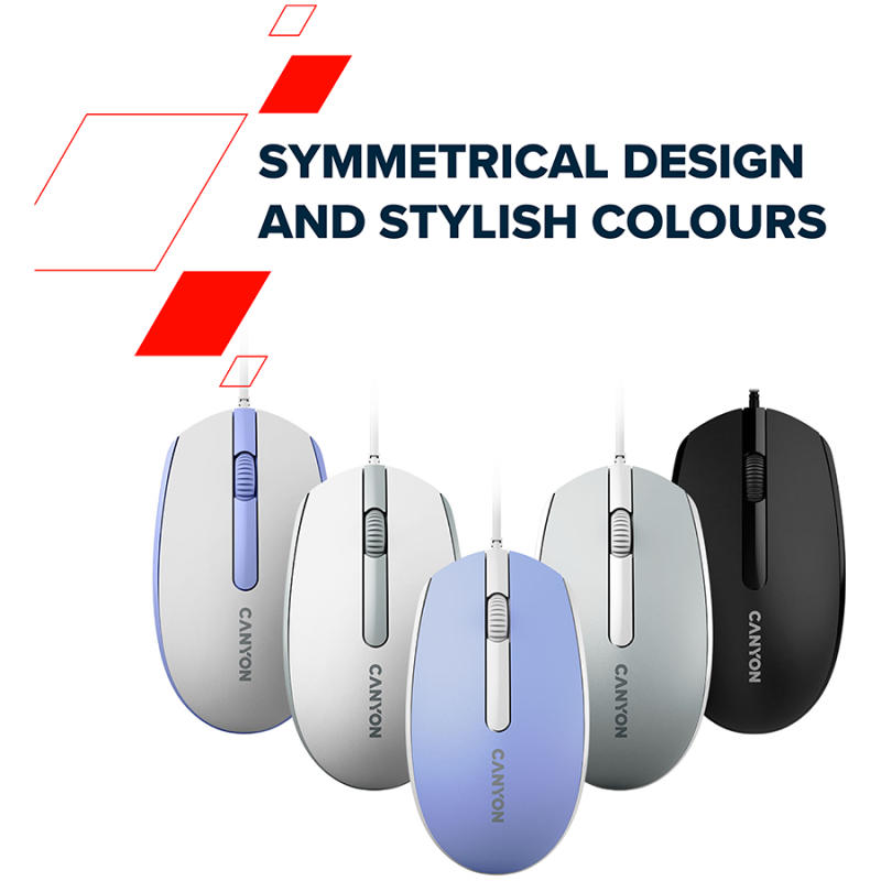 CANYON mouse M-10 Wired Dark grey - Image 7