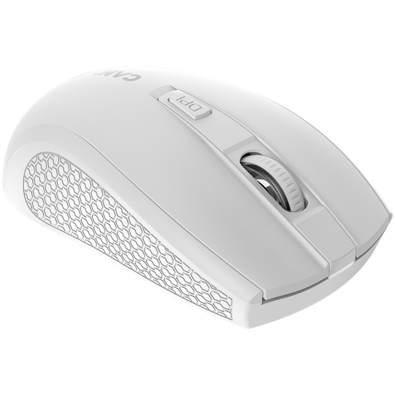 CANYON MW-7, 2.4Ghz wireless mouse, 6 buttons, DPI 800/1200/1600, with 1 AA battery ,size 110*60*37mm,58g,white - Image 3