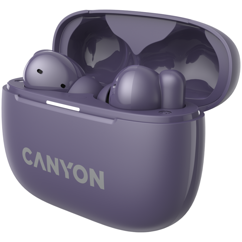 CANYON headset OnGo TWS-10 ANC+ENC Purple - Image 4