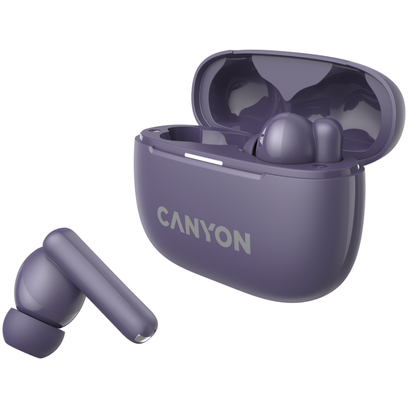 CANYON headset OnGo TWS-10 ANC+ENC Purple - Image 5