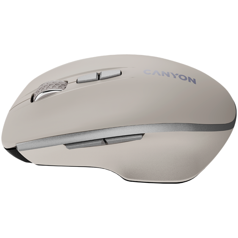 CANYON mouse MW-21 BlueLED 7buttons Wireless Cosmic Latte - Image 2
