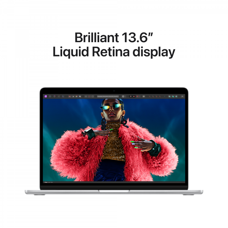13-inch MacBook Air: Apple M3 chip with 8-core CPU and 10-core GPU, 16GB, 512GB SSD - Silver,Model A3113 - Image 8