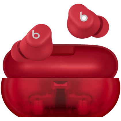 Beats Solo Buds - True Wireless Earbuds - Transparent Red, Model A3151 A3150 A3152