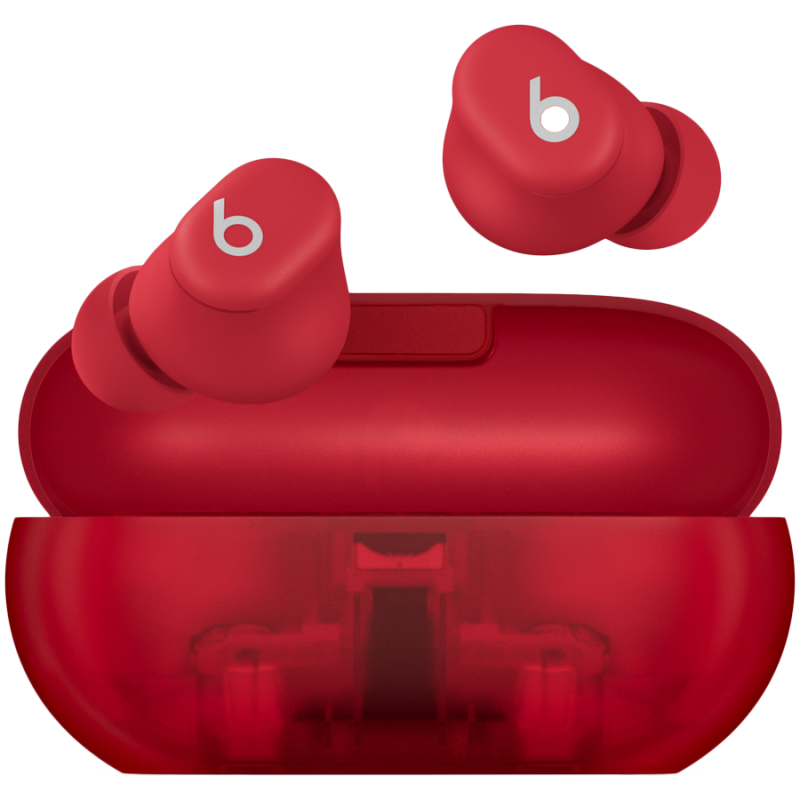 Beats Solo Buds - True Wireless Earbuds - Transparent Red, Model A3151 A3150 A3152