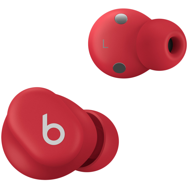 Beats Solo Buds - True Wireless Earbuds - Transparent Red, Model A3151 A3150 A3152 - Image 3