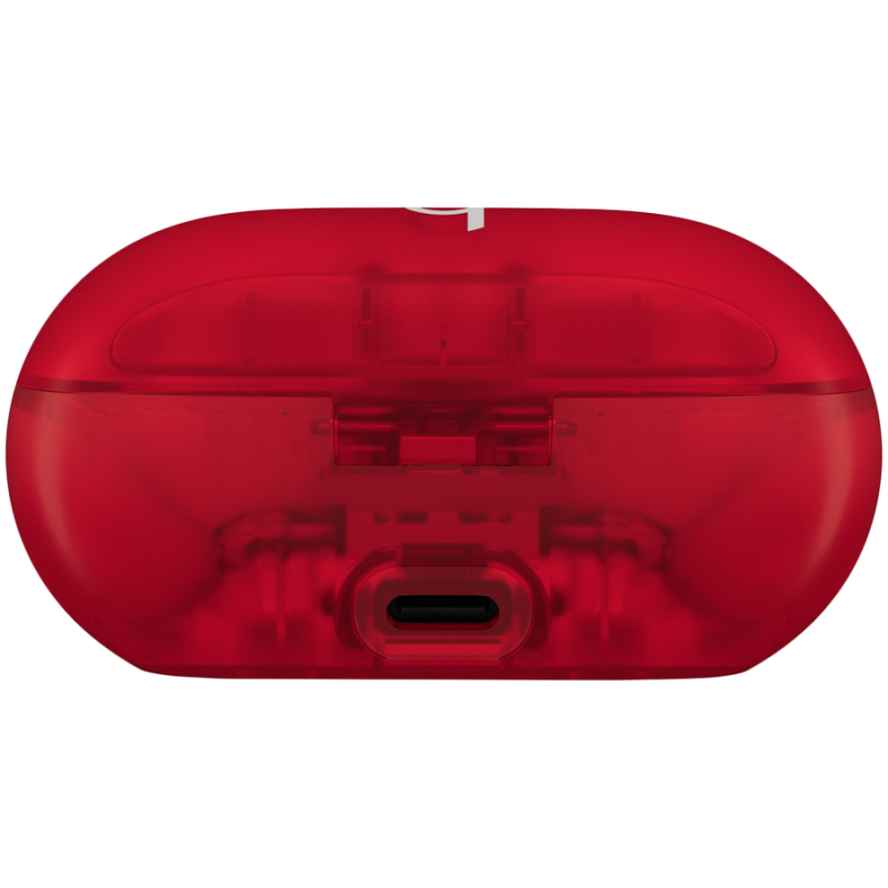 Beats Solo Buds - True Wireless Earbuds - Transparent Red, Model A3151 A3150 A3152 - Image 4