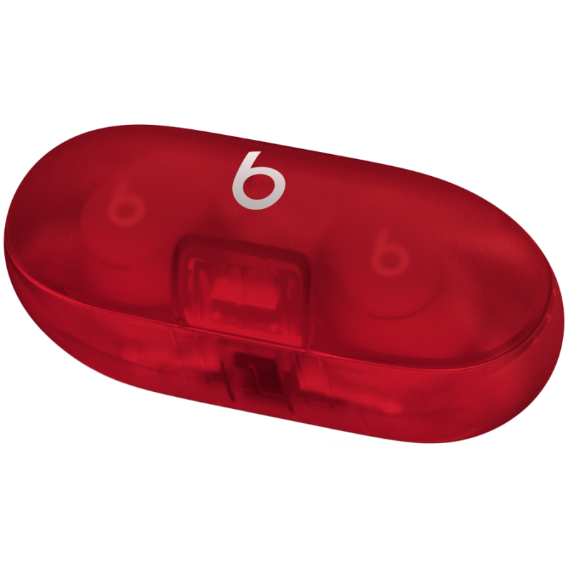 Beats Solo Buds - True Wireless Earbuds - Transparent Red, Model A3151 A3150 A3152 - Image 6
