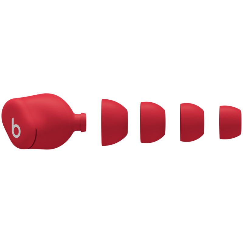 Beats Solo Buds - True Wireless Earbuds - Transparent Red, Model A3151 A3150 A3152 - Image 7