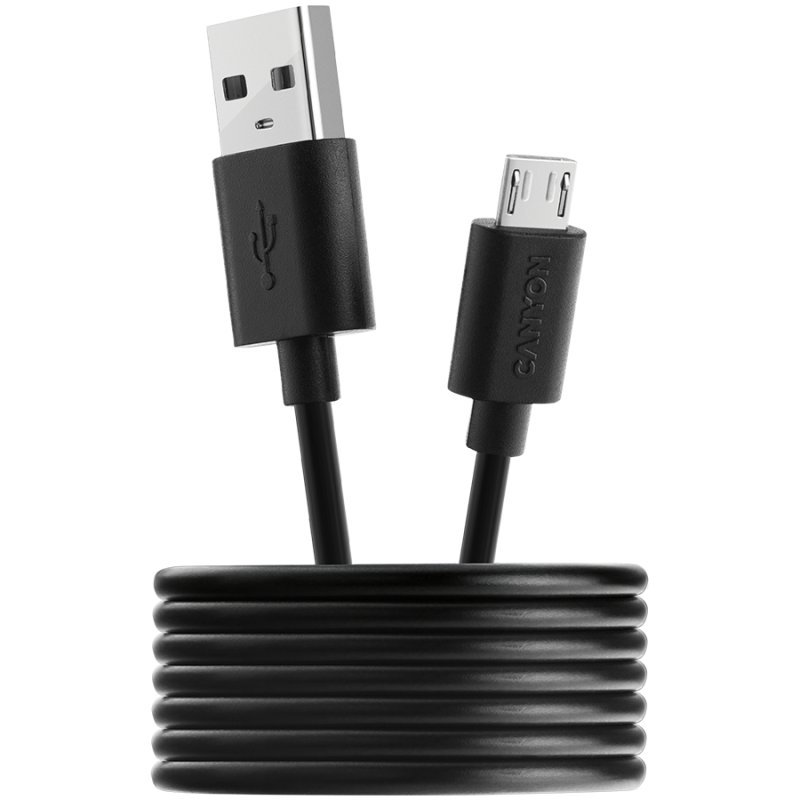 CANYON cable UM-1 MicroUSB 5W 1m Black - Image 2