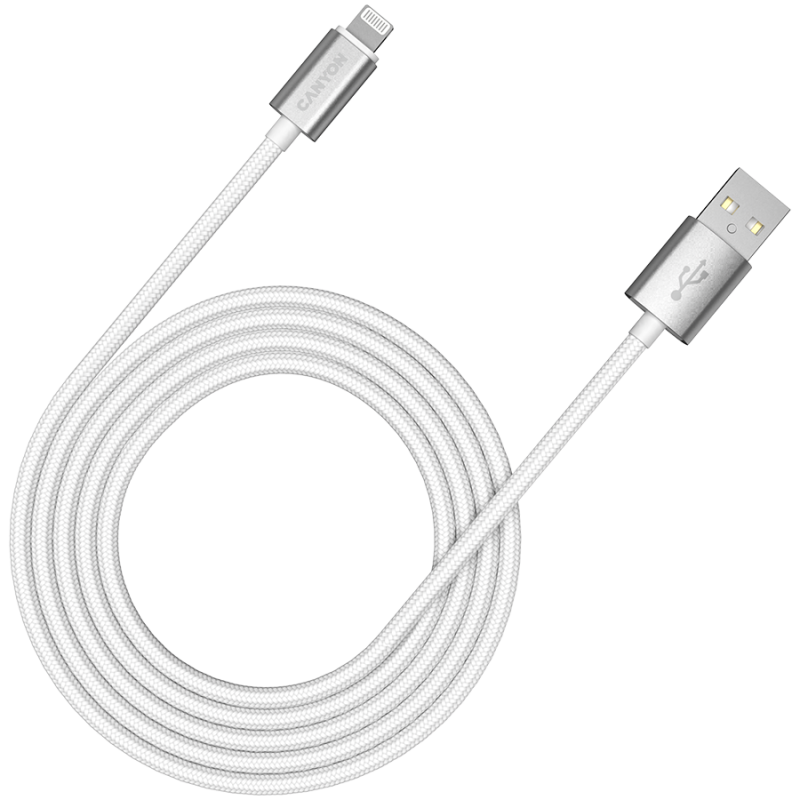 CANYON cable MFI-3 Lightning 12W 1m White - Image 4